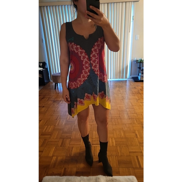 Desigual Mandala Flow Tank Top - Size M - Picture 4 of 5